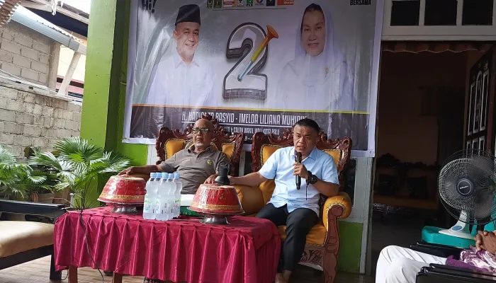 Calon Pilwalkot Palu Hadianto Terima Saran dan Kritik saat Temui Warga Jl Cempedak Palu Barat