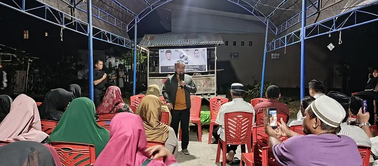 Sambangi Warga di Jl Bungi Indah Nunu, Hadianto Beri Gambaran Program ke Depan