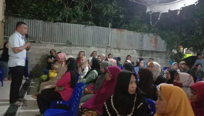 Kampanye di Jl WR Supratman Palu, Hadianto Rasyid Minta Warga Taat Bayar Retribusi Sampah