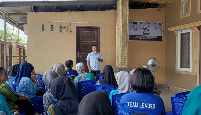 Silahturahmi dan Tatap Muka, Hadianto Rasyid Motivasi Pekerja AS Frozen Palu