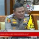 Irjen Pol Agus Nugroho selaku Kapolda Sulteng disidang Komisi III DPR RI terkait meninggalnya tahanan Polresta Palu.
