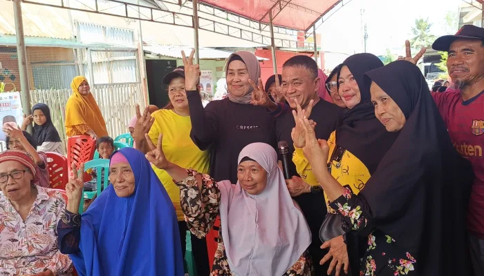 Kandidat Pilwalkot Palu Hadianto Rasyid Lanjutkan Kampanye ke Jl Sungai Balantak