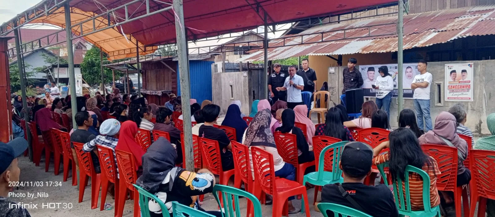 Hadianto Menggelar Pertemuan di Jl Pulau Halmahera Palu, Silaturahmi Sekaligus Perkuat Dukungan