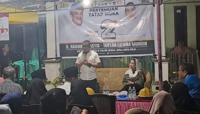 Hadianto-Imelda Dengar Pesan dan Kesan Warga saat Tatap Muka di Jl Bambu Palu