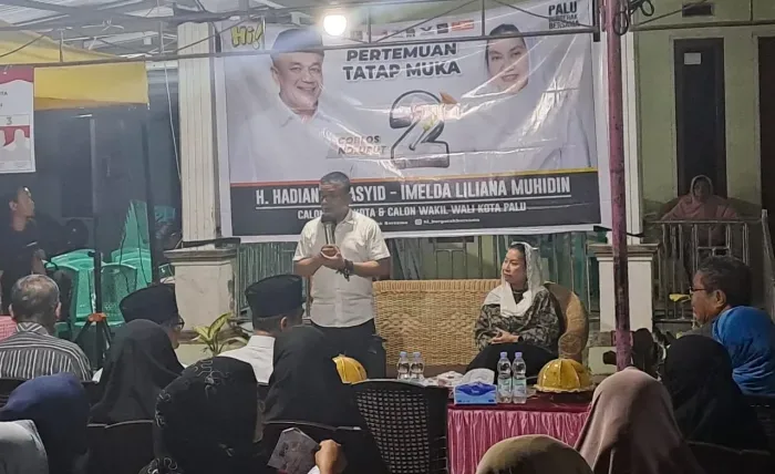 Hadianto-Imelda Dengar Pesan dan Kesan Warga saat Tatap Muka di Jl Bambu Palu