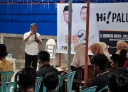 Kampanye Hadianto di Jl Hangtuah, Sampaikan Program untuk UMKM dan Aplikasi Sangu Palu