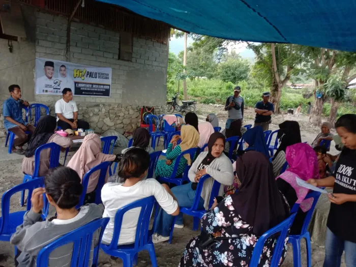 Warga Minta Sarana Air Bersih saat Hadianti Kampanye di Kelurahan Duyu Kota Palu