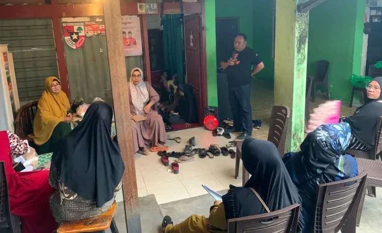 Tim Pemenangan Hadianto-Imelda Paparkan Program Kerja pada Majelis Talim Nurul Barokah Siranindi