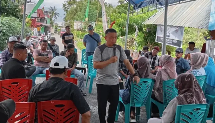 Calon Wali Kota Palu Hadianto Rasyid Janji Atasi Masalah Air Bersih Warga BTN Lasoani