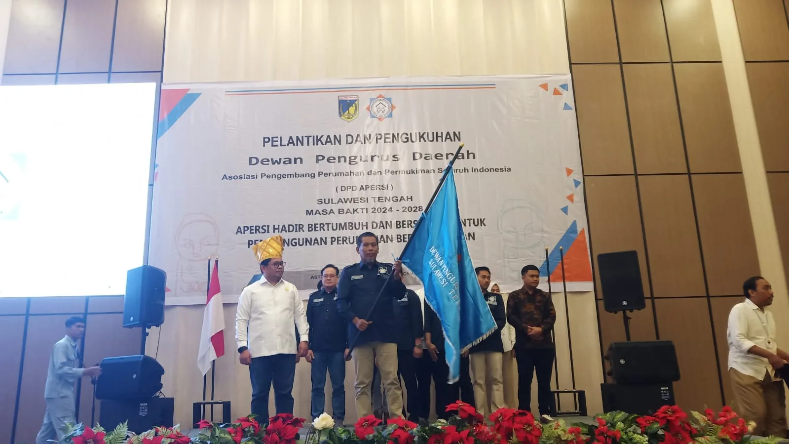 DPD Apersi Sulteng 2024-2028 Dikukuhkan, Komitmen Hadirkan Pembangunan Perumahan Berkelanjutan