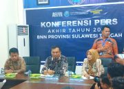 BNNP Sulteng Ungkap 27 Kasus Narkotika Selama 2024, Libatkan 41 Tersangka, 3 di Antaranya Perempuan