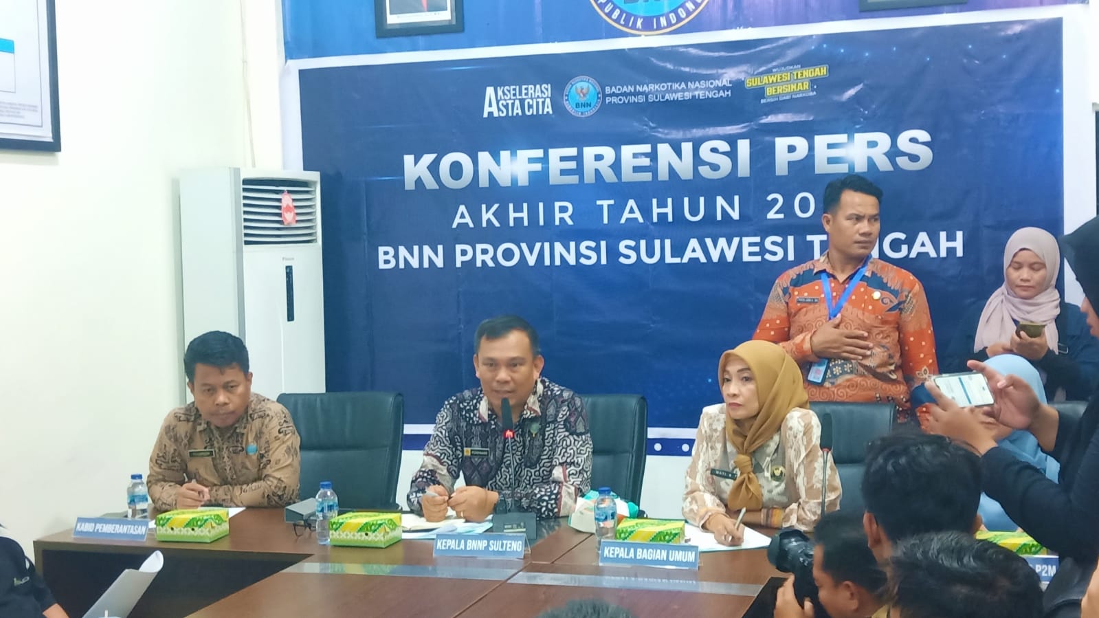 BNNP Sulteng Ungkap 27 Kasus Narkotika Selama 2024, Libatkan 41 Tersangka, 3 di Antaranya Perempuan