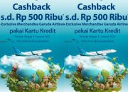 Bank Mandiri Tawarkan Cashback Rp 500 Ribu bagi Pemegang Kartu Kredit Garuda, Begini Caranya