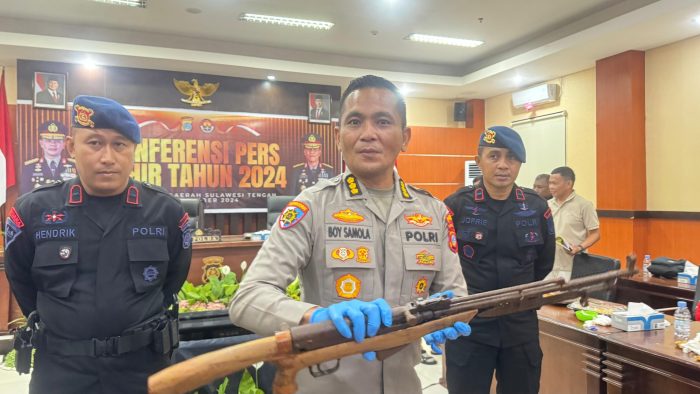 5 Senjata Api Rakitan dan 18 Bom Diamankan Aparat dari Wilayah Operasi Madago Raya Sulteng