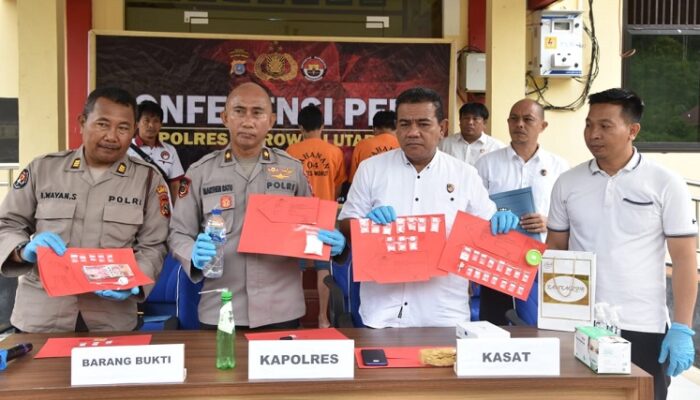 17 Terduga Penyalahguna Narkotika Dibekuk di Morowali Utara dalam Dua Bulan Terakhir