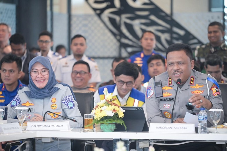 PT Jasa Raharja dan Korlantas Tinjau Kesiapan Pelabuhan Bakauheni-Merak untuk Operasi Ketupat 2025