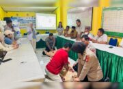 Bersama Biddokes Polda Sulteng, Jasa Raharja Sulteng Gelar PPGD di Desa Mpanau Kabupaten Sigi