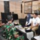 Danrem 132/Tadulako, Brigjen TNI Deni Gunawan menerima kunjungan rombongan Pimpinan Wilayah Perum Bulog Kanwil Sulawesi Tengah (Sulteng), Elis Nurhayati di Makorem 132/Tadulako Jl Sudirman, Kota Palu pada Jumat 7 Maret 2025.