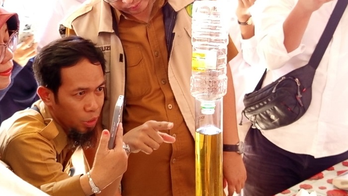 Minyak Goreng Tak Sesuai HET dan Takaran Ditemukan di Palu, Hasil Sidak Satgas Pangan Polda Sulteng