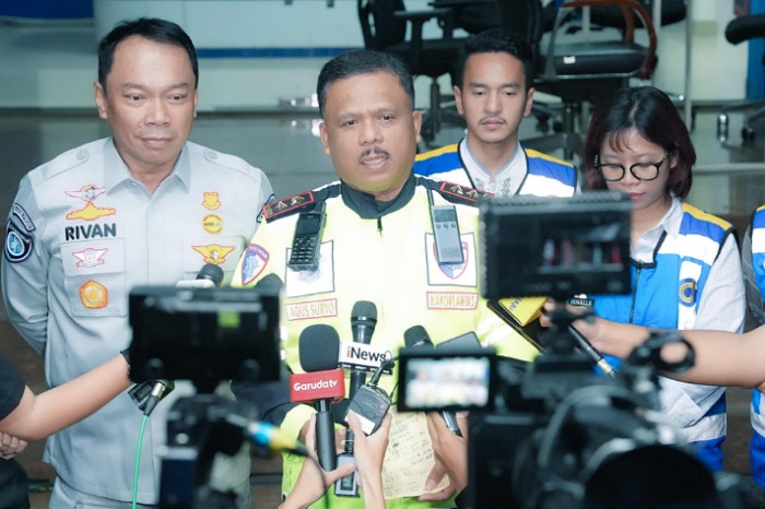 Persiapan Arus Balik, Korlantas Polri Didampingi PT Jasa Raharja Umumkan Strategi Rekayasa Lalu Lintas