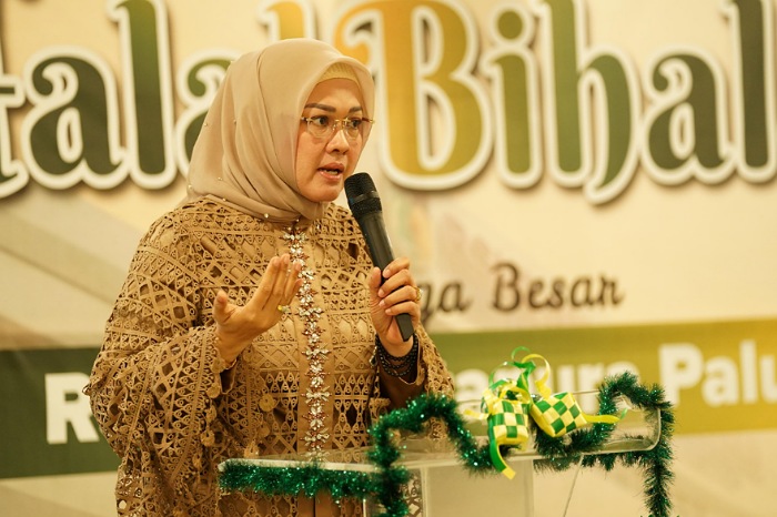 Halal Bihalal Keluarga Besar RSUD Anutapura, Ketua TP PKK Palu: Di Sini Tempatnya Kita Saling Memaafkan