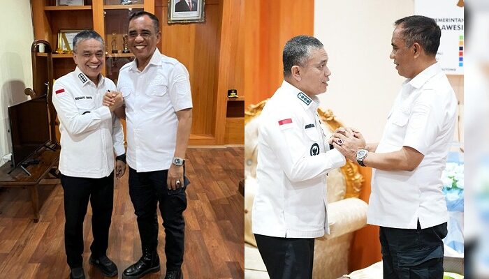 Tepis Isu Kerenggangan, Wali Kota Palu Silahturahmi ke Gubernur Sulteng, Bahas Program Strategis