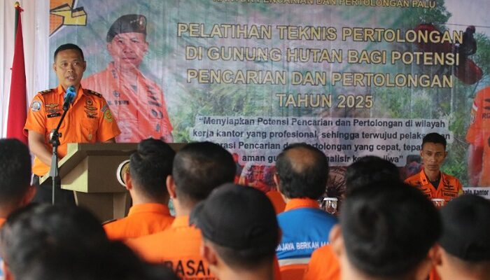 Basarnas Latih Potensi SAR di Sulteng dengan Teknik Pertolongan Gunung Hutan