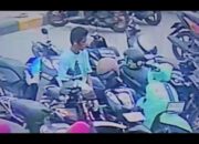 Karyawan Palu Grand Mal Kehilangan Motor di Area Parkir, Terduga Pelaku Terekam CCTV