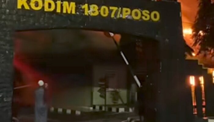 Markas Kodim Poso Nyaris Ludes Terbakar, Korem Tadulako Ungkap Dugaan Penyebabnya