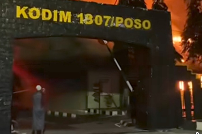 Markas Kodim Poso Nyaris Ludes Terbakar, Korem Tadulako Ungkap Dugaan Penyebabnya