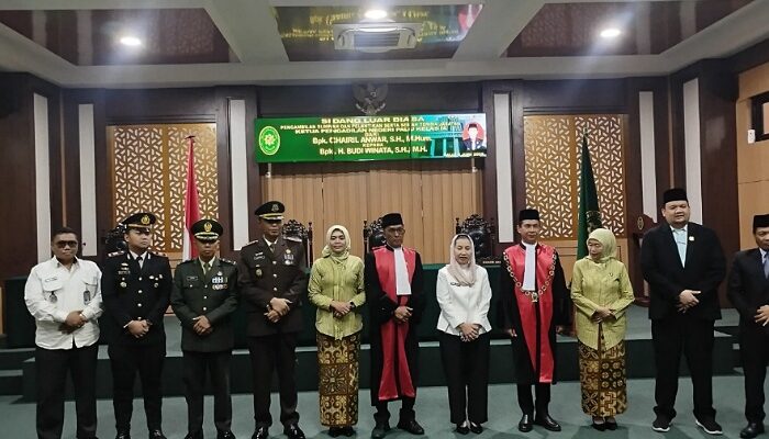 Wawali Imelda Hadiri Sertijab Ketua Pengadilan Negeri Palu, Chairil Anwar Diganti Budi Winata