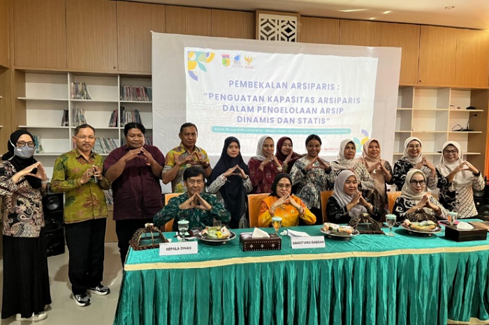 Arsiparis Pemkot Palu Terima Penguatan Kapasitas Pengelolaan Arsip Dinamis dan Statis
