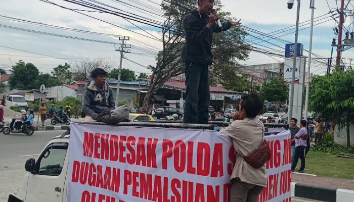 Aliansi Mahasiswa dan Masyarakat Tuntut Pencabutan Izin Usaha Pertambangan PT BDW di Morowali