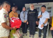 Hadianto Rasyid Serahkan Bantuan Pemkot Palu kepada Warga Terdampak Banjir di Donggala