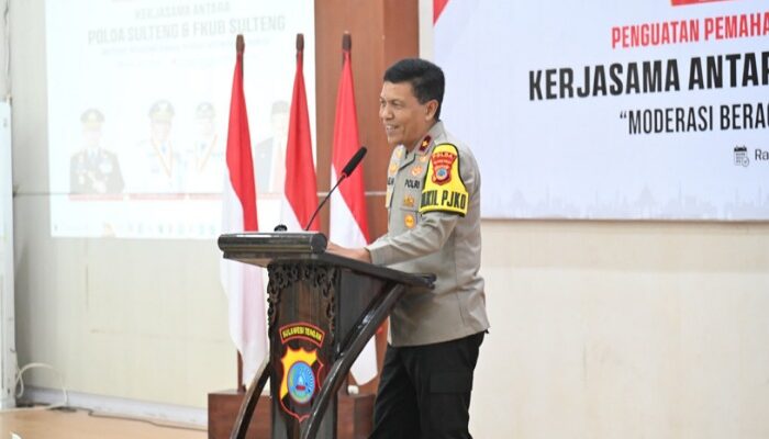 Perkuat Moderasi Beragama, Polda Sulteng dan FKUB Sosialisasi Nilai Toleransi ke Bhabinkamtibmas