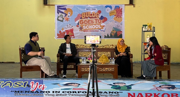 Bulog Goes to School Hadir di SMA 2 Palu, Edukasi Generasi Z soal Ketahanan Pangan dan Gizi