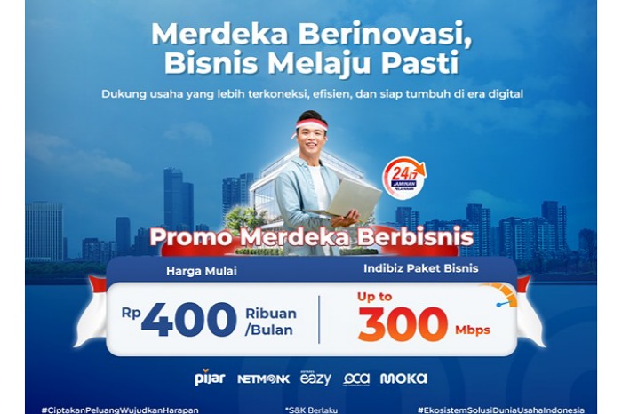 Telkom Berikan Promo Berlangganan Paket Indibiz Rayakan 80 Tahun Indonesia Merdeka