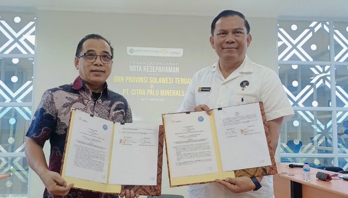 BNNP dengan PT CPM Tandatangani Nota Kesepahaman Cegah Penyalahgunaan Narkoba