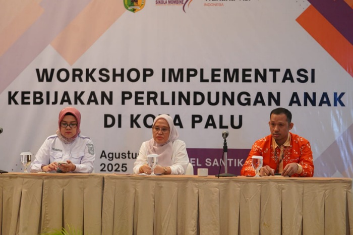 Sekda Irmayanti Buka Workshop Implementasi Kebijakan Perlindungan Anak di Kota Palu
