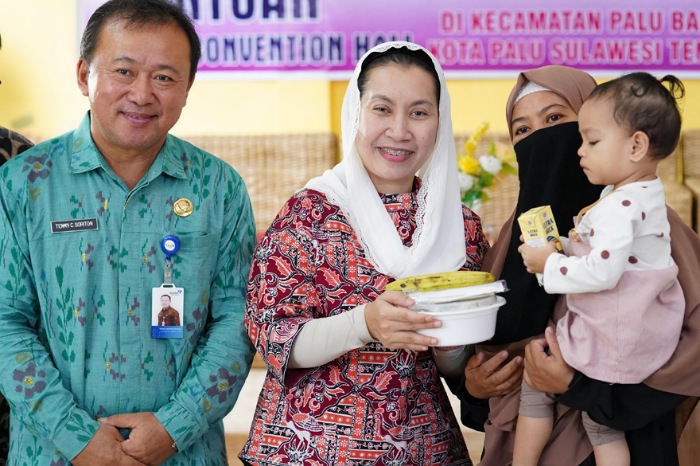 Wawali Imelda Luncurkan Program Gerakan Orang Tua Asuh Cegah Stunting di Kecamatan Palu Barat