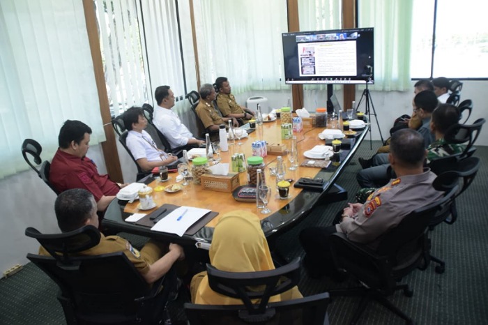 Hadianto Rasyid dan Wakilnya Ikuti Pertemuan Virtual dengan Kemendagri Bahas Stabilitas Nasional dan Inflasi