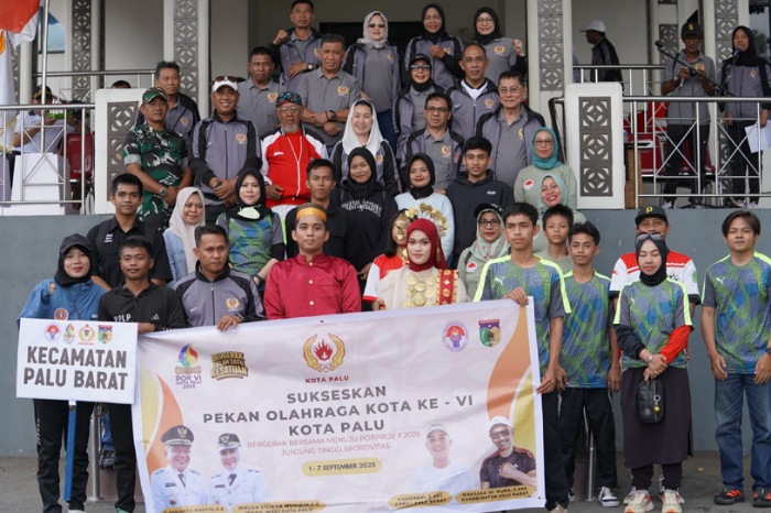 Wakil Wali Kota Tutup Pekan Olahraga Kota Palu VI Tahun 2025, Palu Selatan Juara Umum