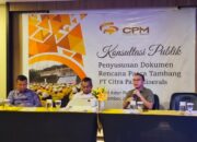 PT CPM Susun Dokumen Rencana Pasca Tambang, Serap Aspirasi Masyarakat dan Pemerintah