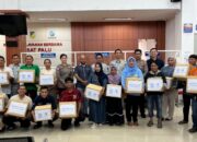 Hari Keselamatan Transportasi, Jasa Raharja Sulteng Gelar Doa Bersama dan Berbagi Helm di Samsat Palu