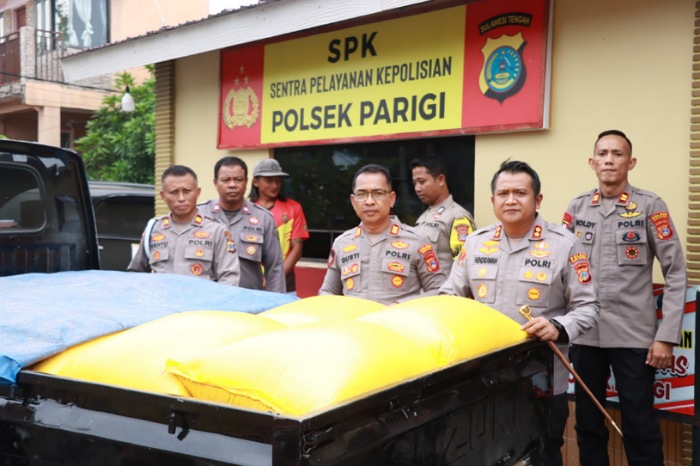 Bulog Sulteng Serap 2 Ton Jagung Hasil Panen Petani Binaan Polsek Parigi