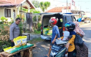 Polres dan Bulog gelar GPM di Parimo, Salurkan 69 Ton Beras Murah untuk Warga