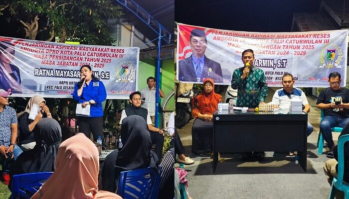 Reses Anggota DPRD Palu CW-III Tahun 2025, Warga Ajukan Perbaikan Jalan Lingkungan dan Bantua Usaha