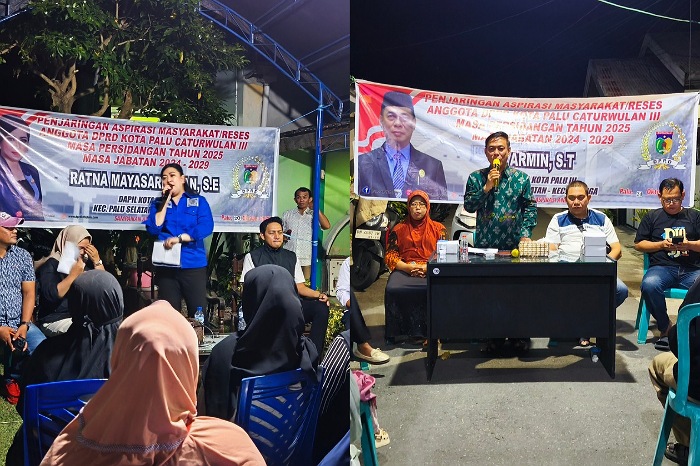 Reses Anggota DPRD Palu CW-III Tahun 2025, Warga Ajukan Perbaikan Jalan Lingkungan dan Bantua Usaha