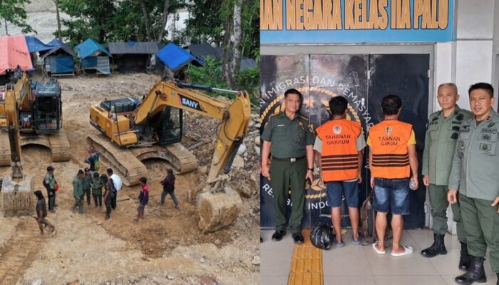 Pelaku PETI di Hulu Sungai Taopa Parimo Ditangkap GAKKUMHUT, Dua Tersangka Terancam Lima Tahun Penjara