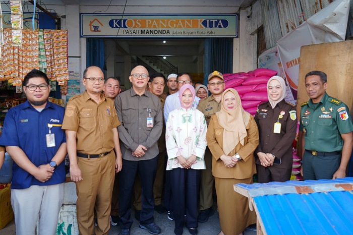 Bulog dan TPID Sulteng Pantau Harga dan Stok Pangan Jelang Tahun Baru 2026